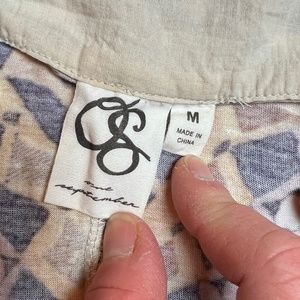 OS One September Anthropologie Top Size M, Flowy, Bohemian Vibe